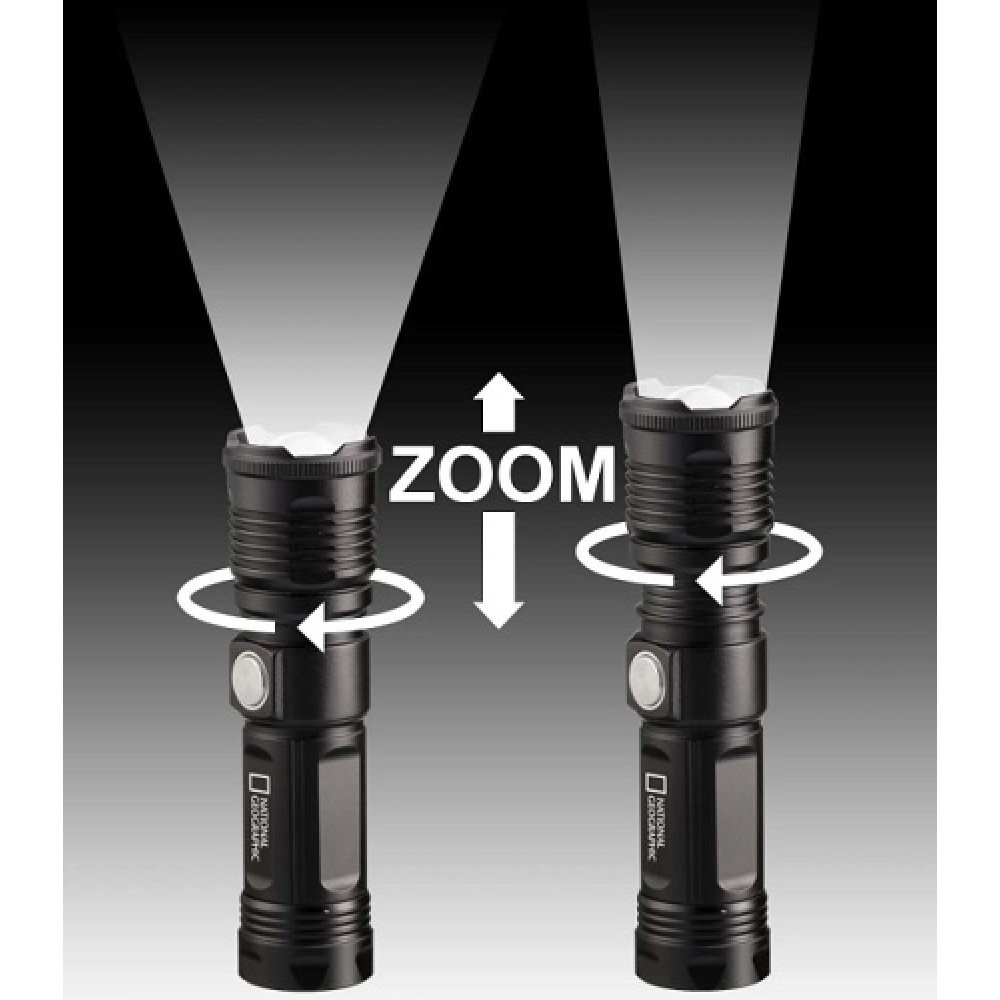 Ліхтар National Geographic Iluminos Led Zoom Flashlight 1000 lm (9082400)