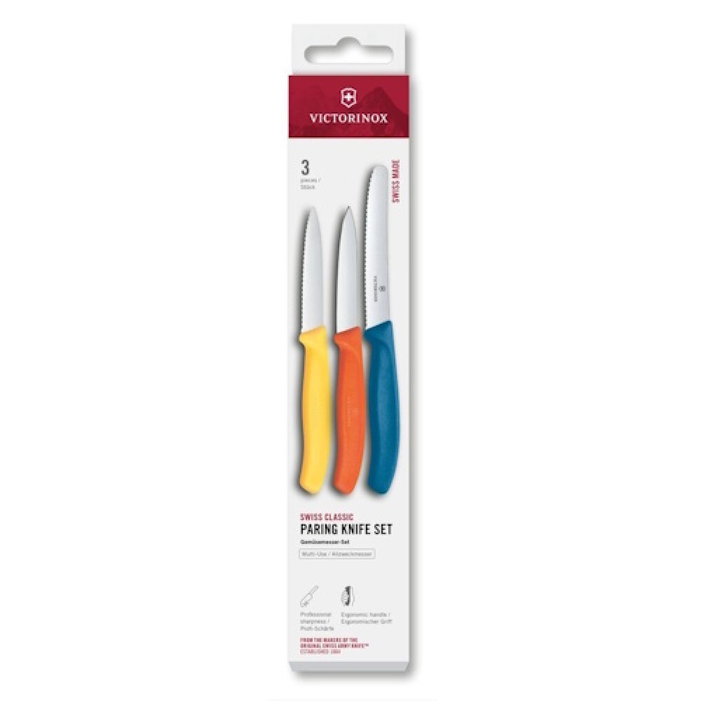 Набір кухонних ножів Victorinox Swiss Classic Paring Set 3 шт 6.7116.32C1