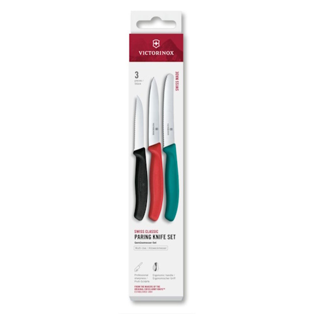 Набір кухонних ножів Victorinox Swiss Classic Paring Set 3 шт 6.7116.34C1