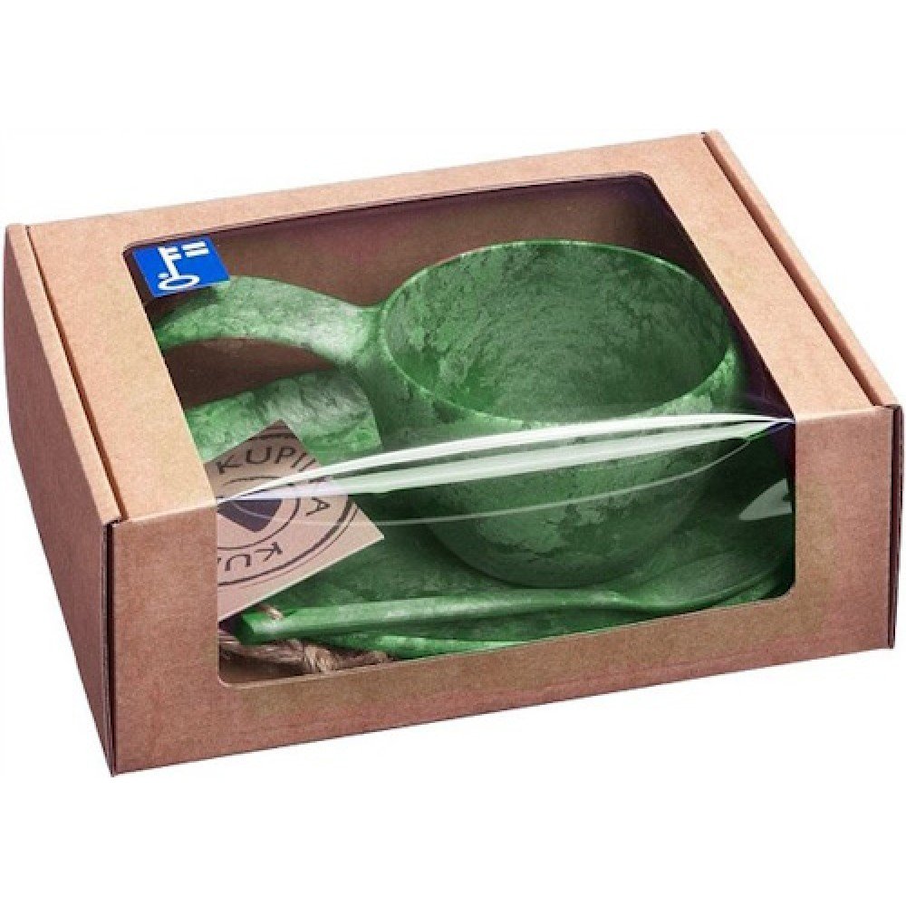 Набір туристичного посуду Kupilka GIFT BOX green