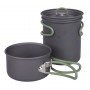 Набір посуду Bo-Camp Explorer 2 Pieces Hard Anodized Anthracite Green