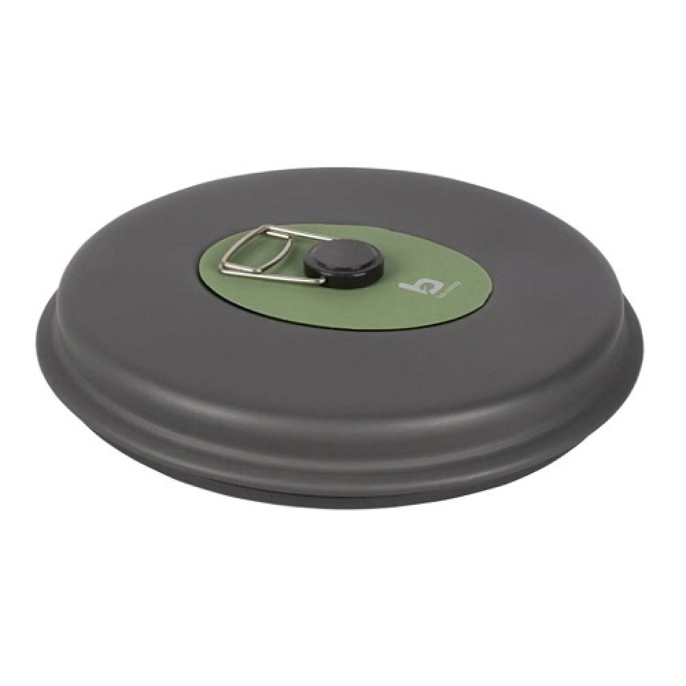 Набір посуду Bo-Camp Explorer 4 Pieces Hard Anodized Grey Green