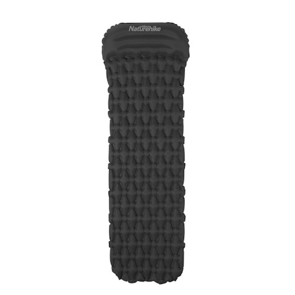 Килимок надувний із подушкою Naturehike FC-12 NH19Z003-P графіт