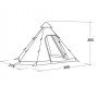 Намет чотиримісний Easy Camp Bolide 400 Rustic Green