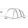 Намет чотиримісний Easy Camp Hamra 4
