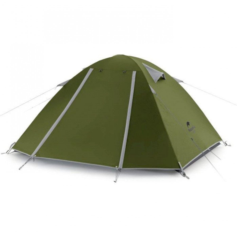 Намет двомісний Naturehike P-Series NH18Z022-P 210T/65D темний хакі