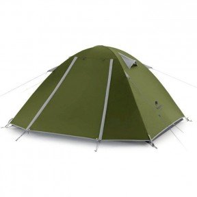 Намет двомісний Naturehike P-Series NH18Z022-P 210T/65D темний хакі