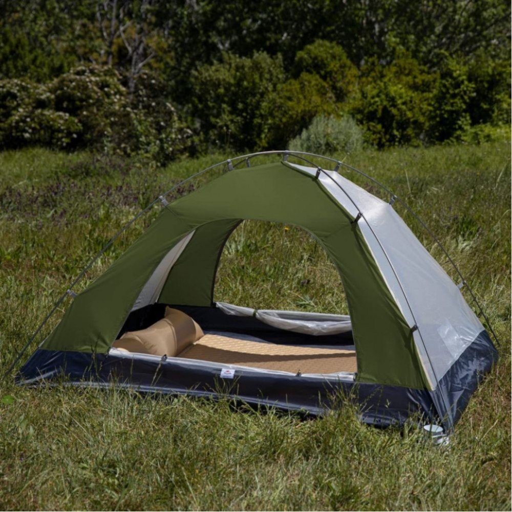 Намет двомісний Naturehike P-Series NH18Z022-P 210T/65D темний хакі