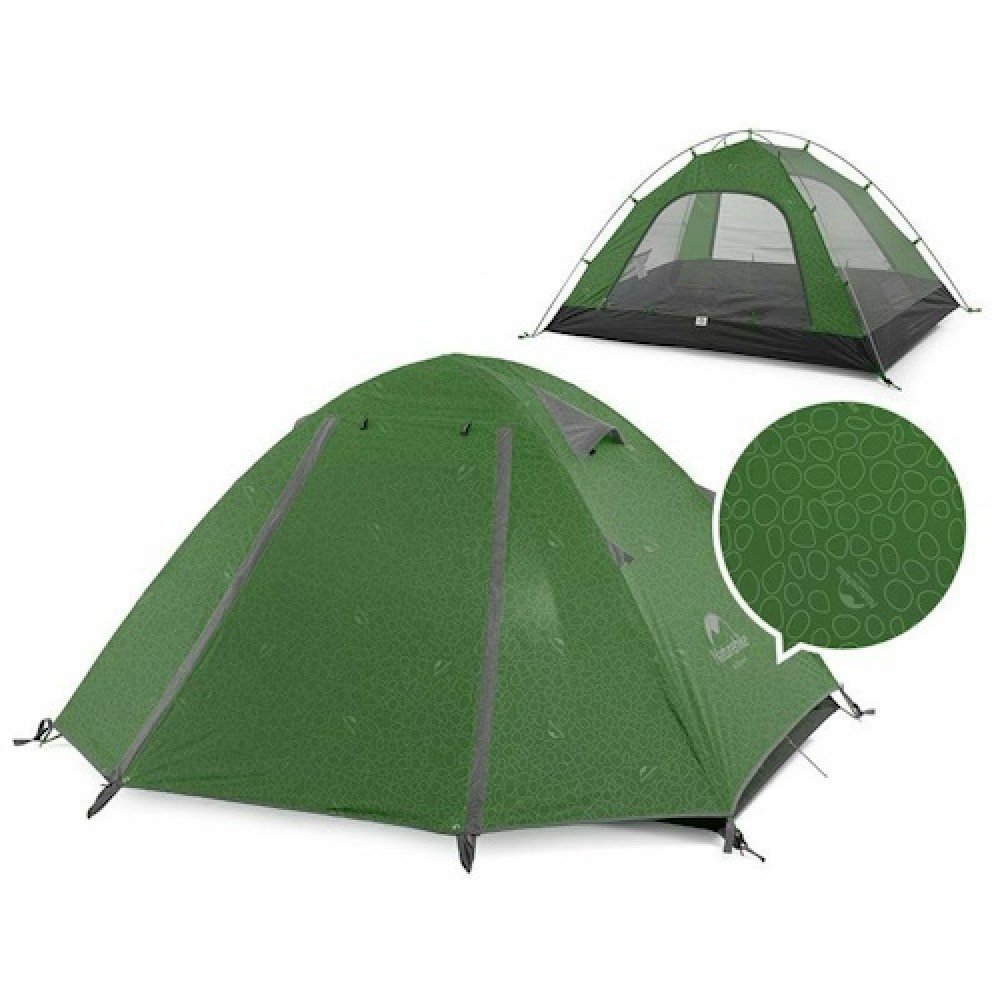 Намет двомісний Naturehike P-Series NH18Z022-P темно-зелений