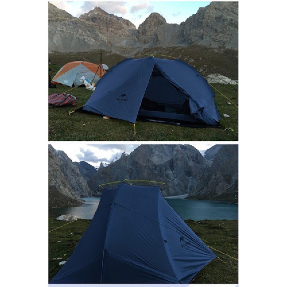 Намет двомісний Naturehike Tagar NH17T180-J темний блакитний