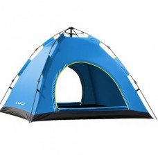 Намет двомісний з автоматичним каркасом Lugi LU-019BL блакитний