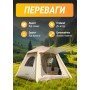 Намет надувний тримісний Lugi LU-021
