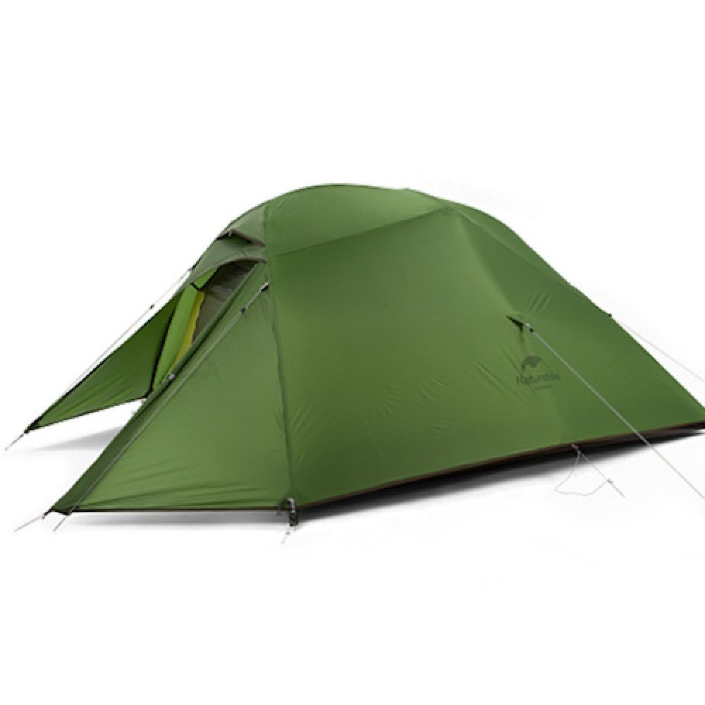 Намет одномісний з футпринтом Naturehike Cloud Up 1 Updated NH18T010-T 20D темно-зелений