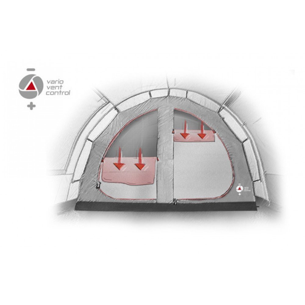 Намет п'ятимісний High Peak Paros 5 Dark Grey Green