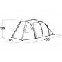 Намет п'ятимісний Easy Camp Hidra 5