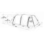 Намет шестимісний Easy Camp Huntsville 600 Green Grey