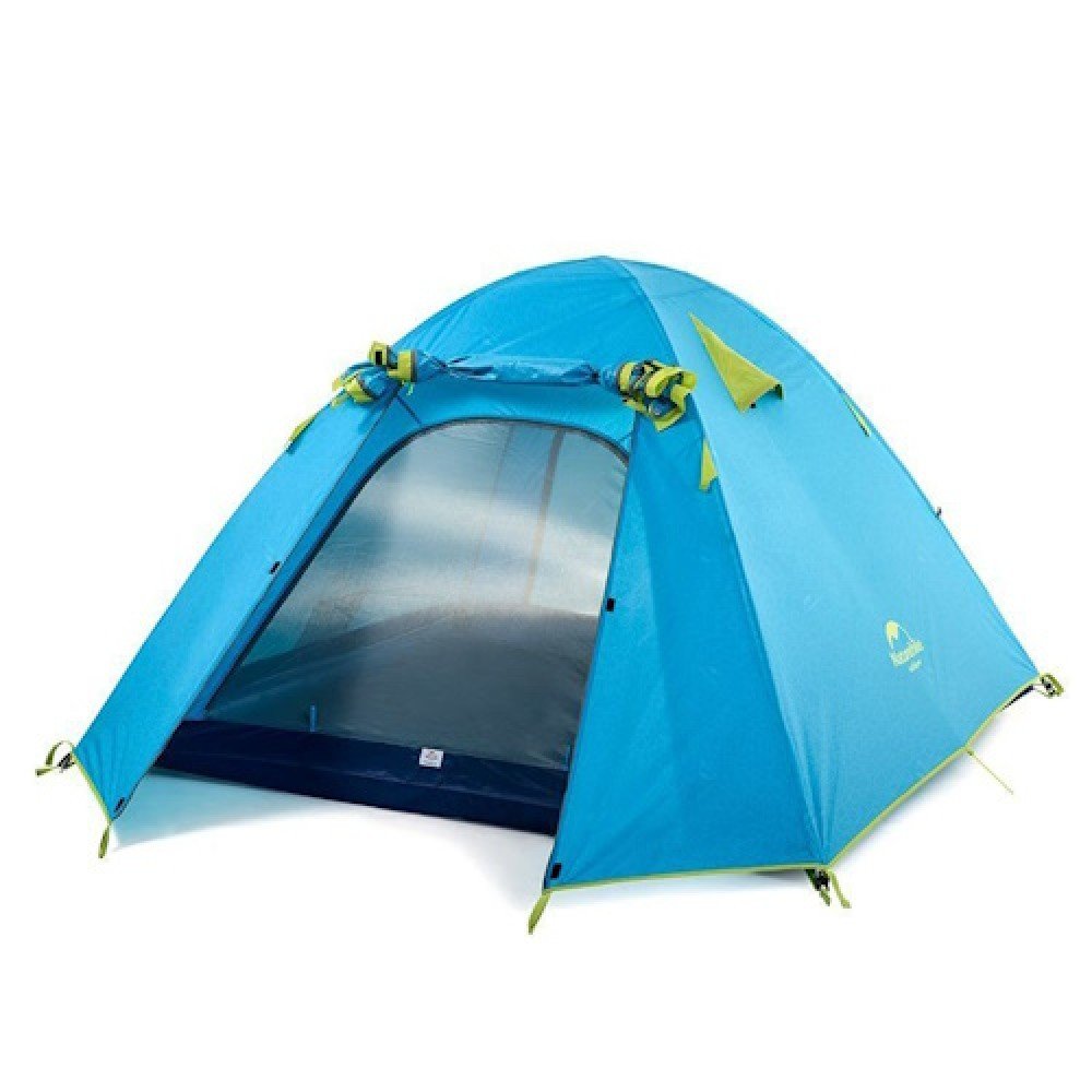 Намет тримісний Naturehike P-Series NH18Z033-P 210T/65D блакитний