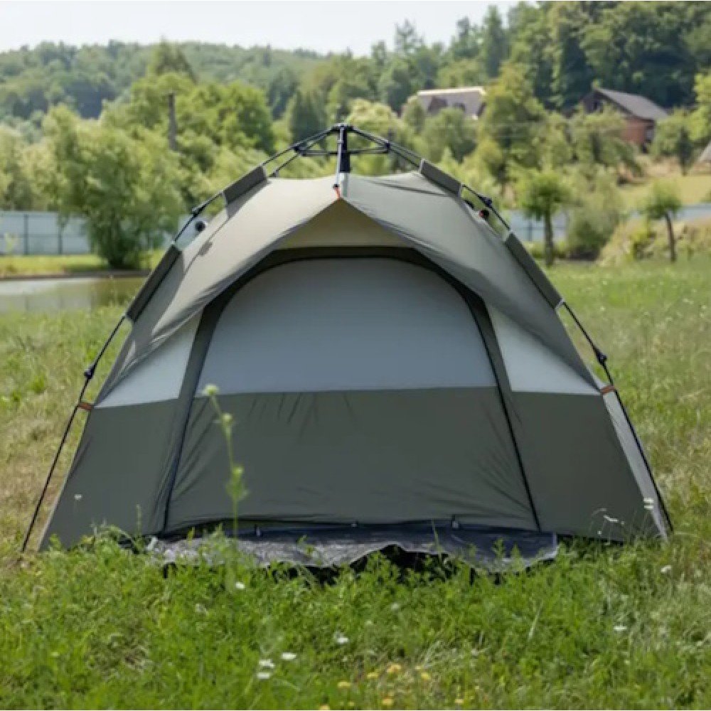 Намет тримісний з автоматичним каркасом Lugi LU-0016GR зелений