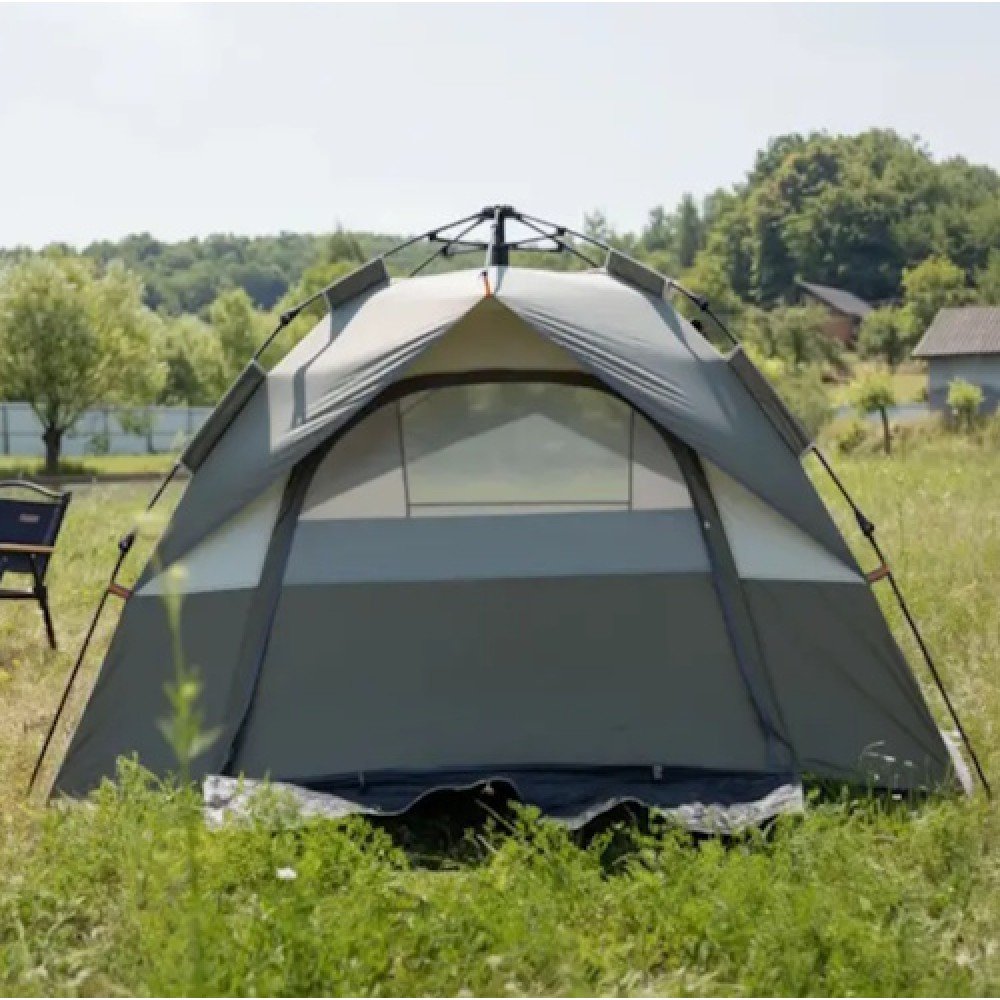 Намет тримісний з автоматичним каркасом Lugi LU-0016GR зелений