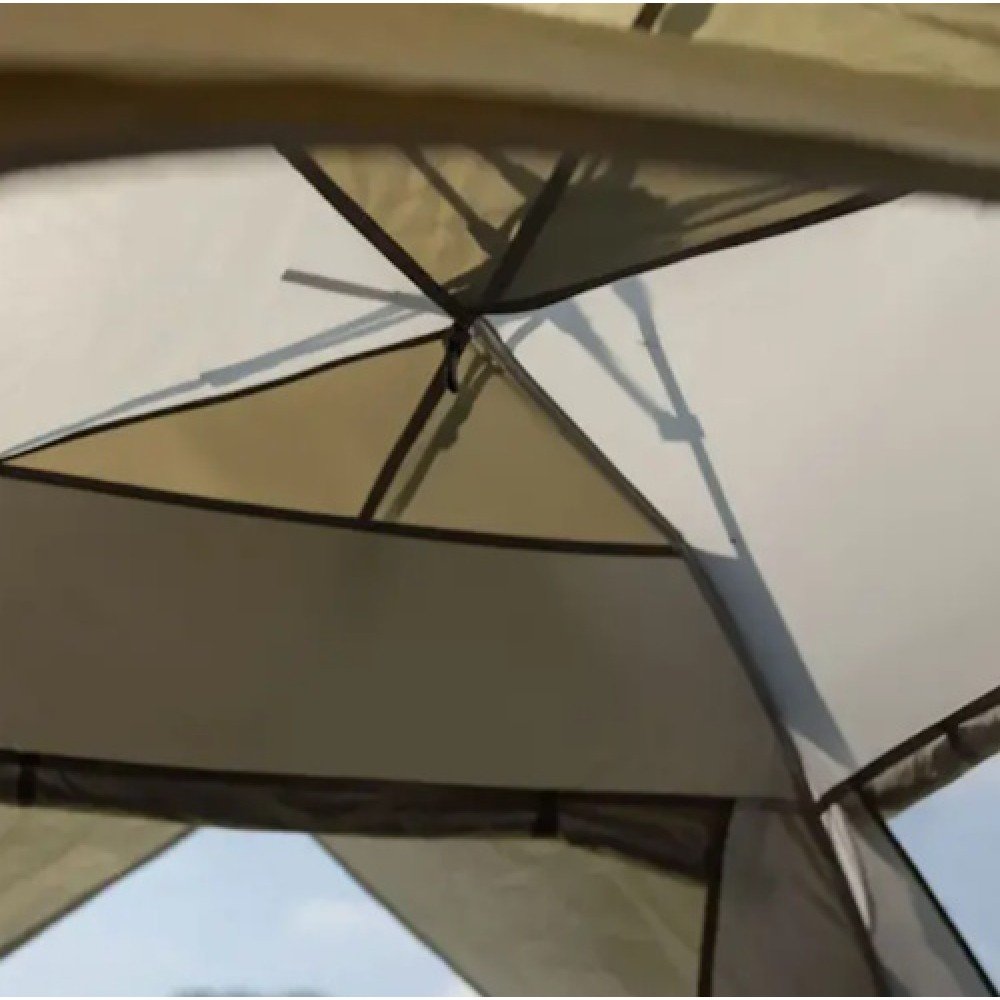 Намет тримісний з автоматичним каркасом Lugi LU-0016GR зелений