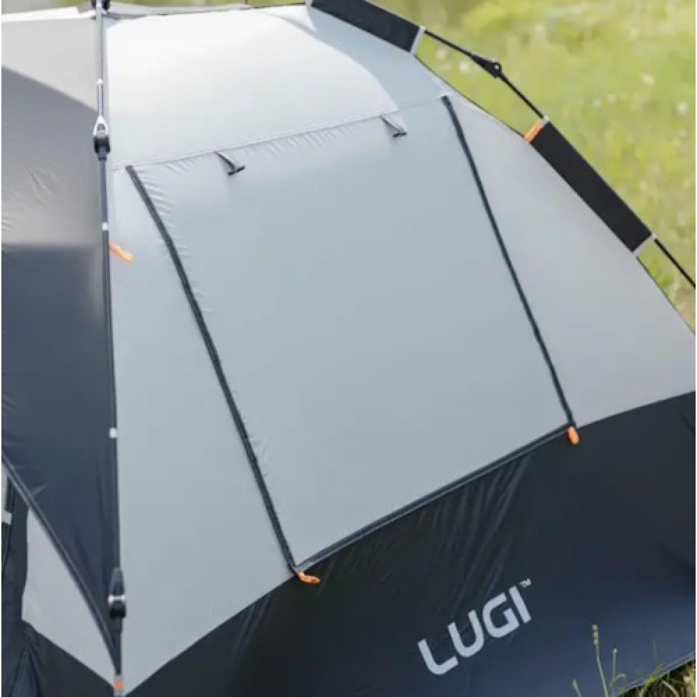 Намет тримісний з автоматичним каркасом Lugi LU-016B чорний