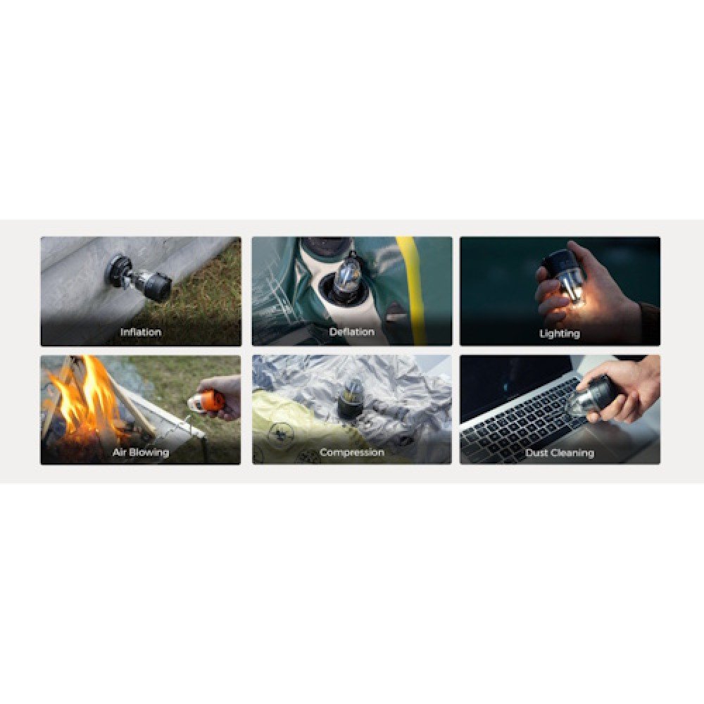 Насос-ліхтар кемпінговий Flextail Max Pump 3 білий