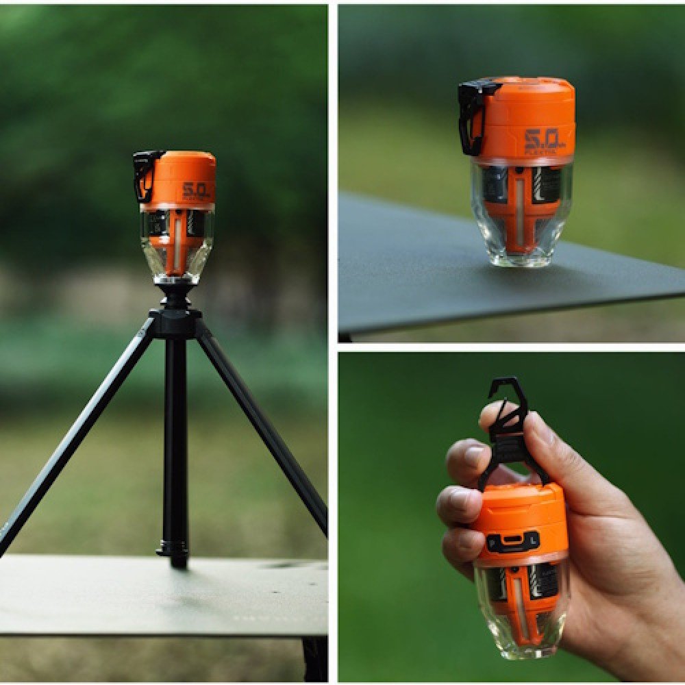 Насос-ліхтар кемпінговий Flextail Max Pump 3 чорний