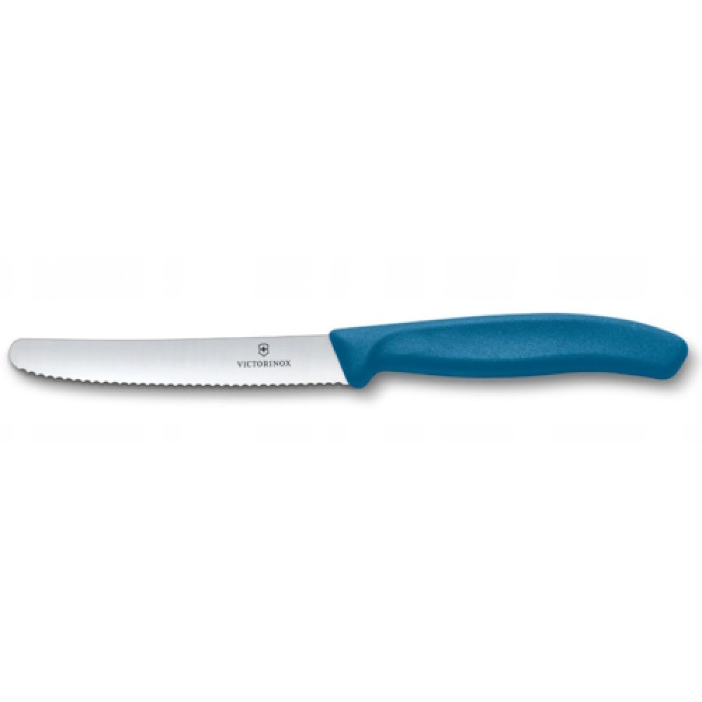 Ніж кухонний Victorinox Swissclassic 6.7832.C1 лезо хвилясте 11 см синій