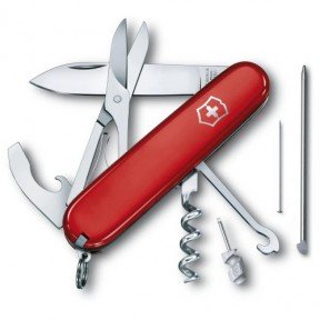 Ніж складаний Victorinox Compact 1.3405 червоний