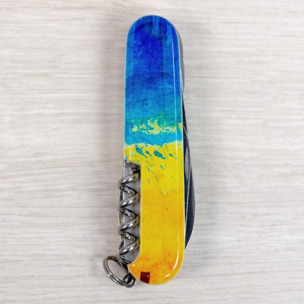 Ніж Victorinox Huntsman Ukraine жовто-блакитний 1.3713.7_T3100pw