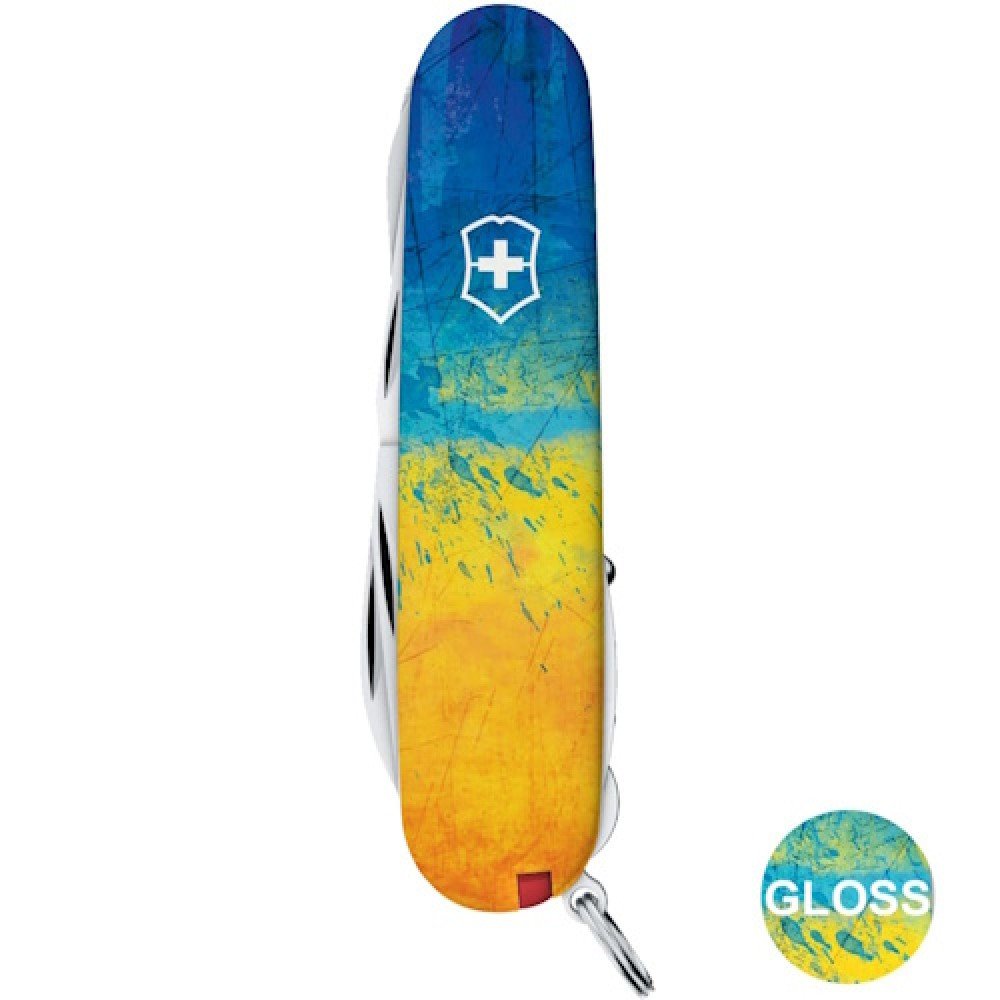 Ніж Victorinox Huntsman Ukraine жовто-блакитний 1.3713.7_T3100pw