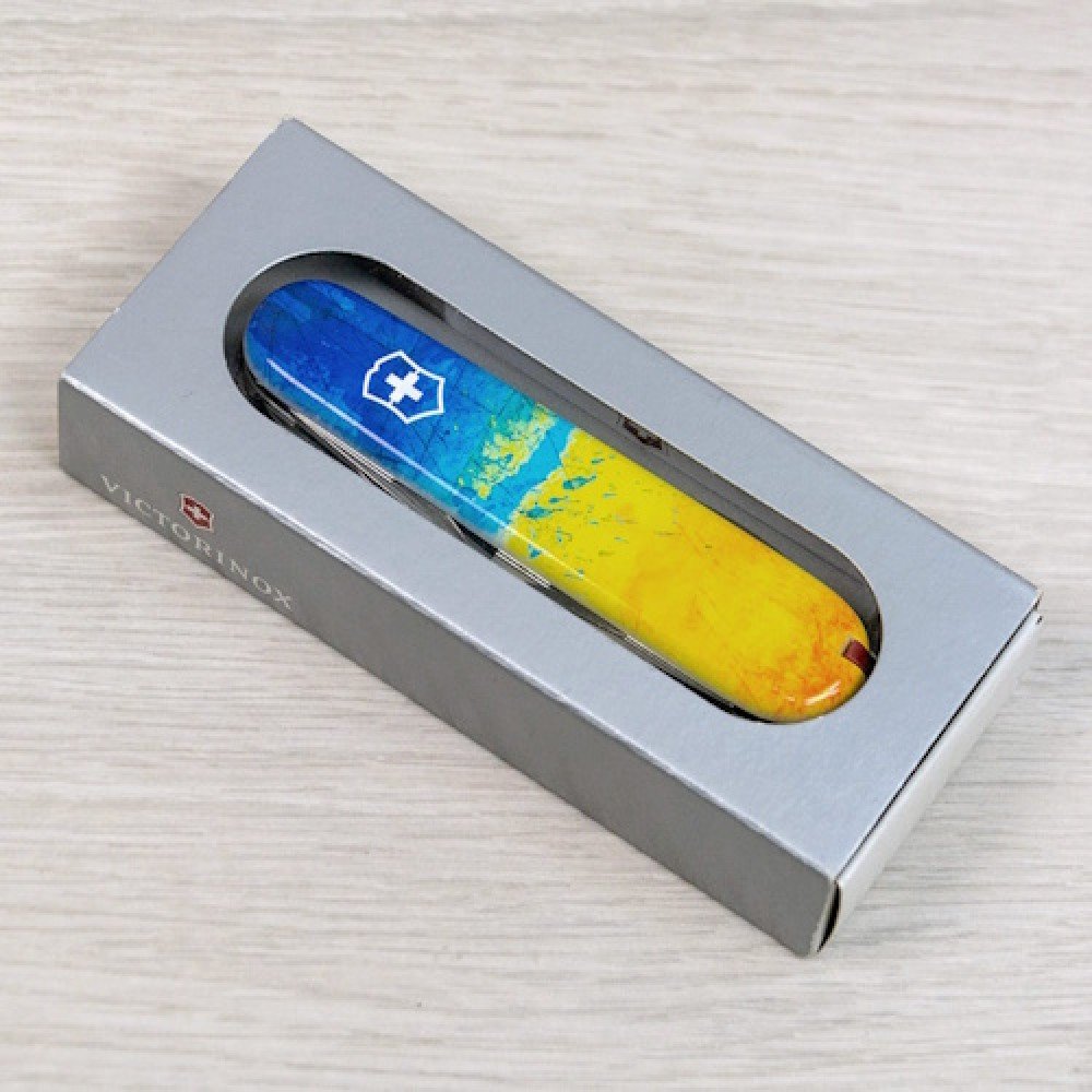 Ніж Victorinox Huntsman Ukraine жовто-блакитний 1.3713.7_T3100pw