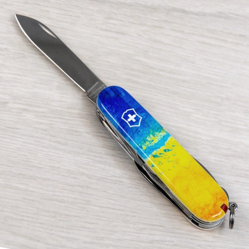 Ніж Victorinox Huntsman Ukraine жовто-блакитний 1.3713.7_T3100pw