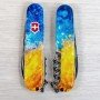 Ніж Victorinox Spartan Ukraine жовто-синій бризки 1.3603.7_T3160pw