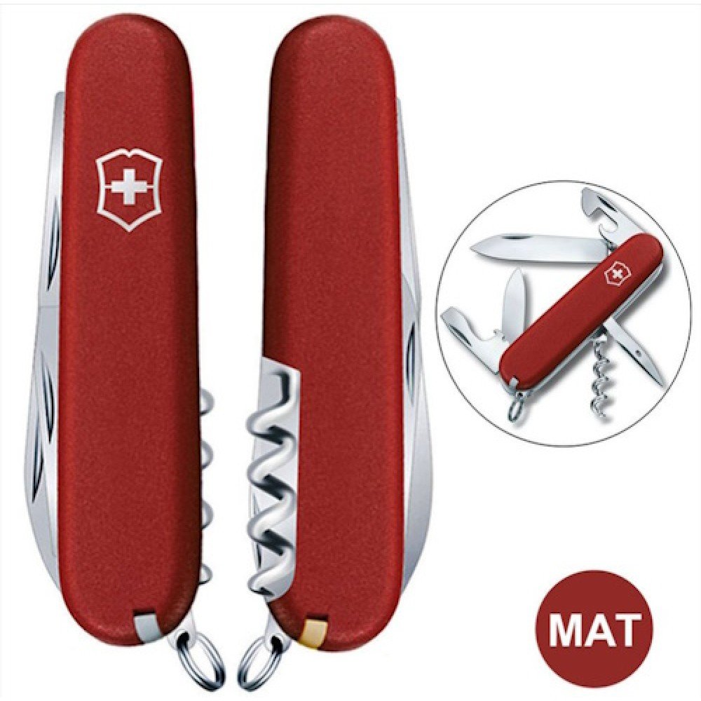Ніж Victorinox Spartan Mat 1.3603_M0007p червоний матовий