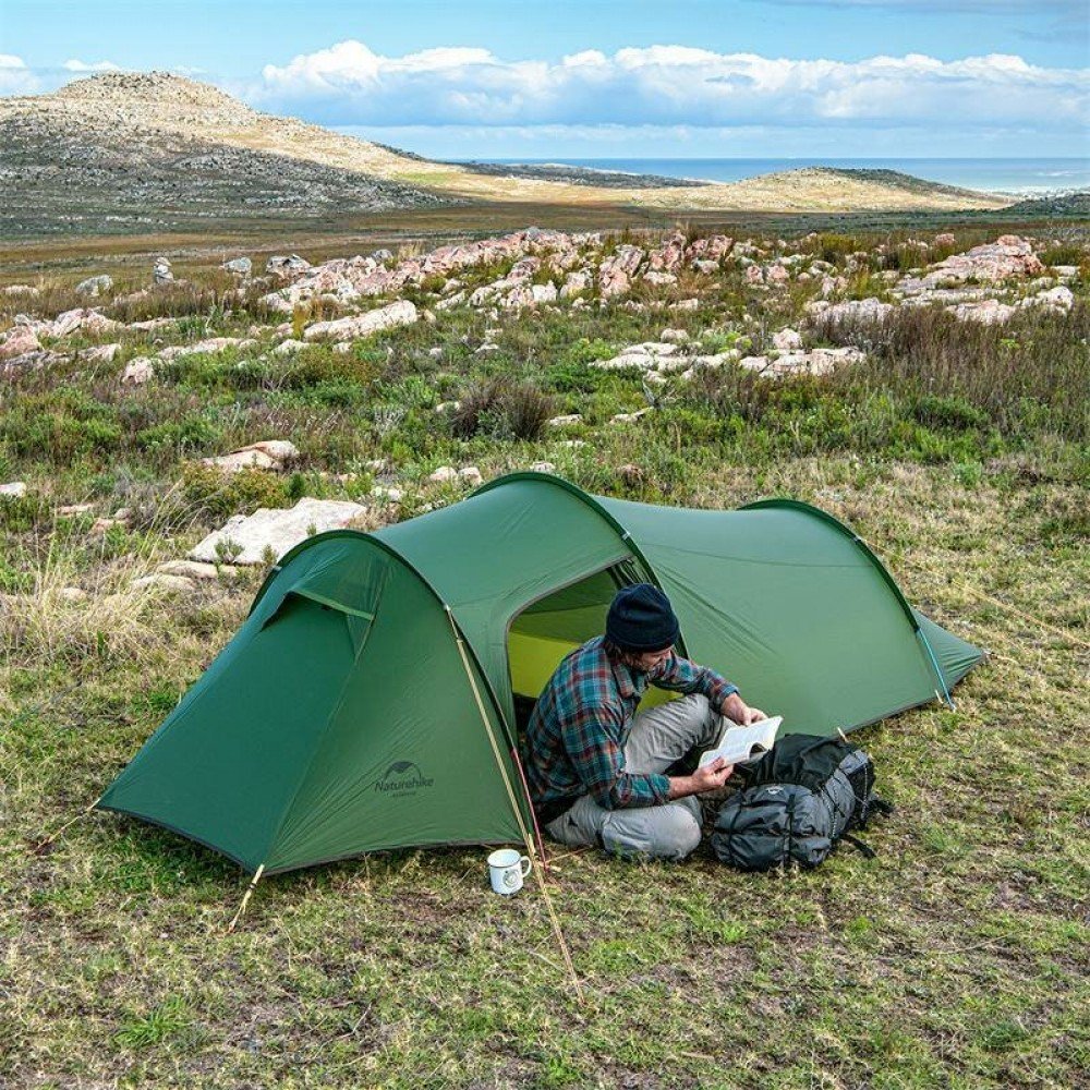 Намет двомісний Naturehike Opalus NH20ZP001 з футпринтом помаранчевий