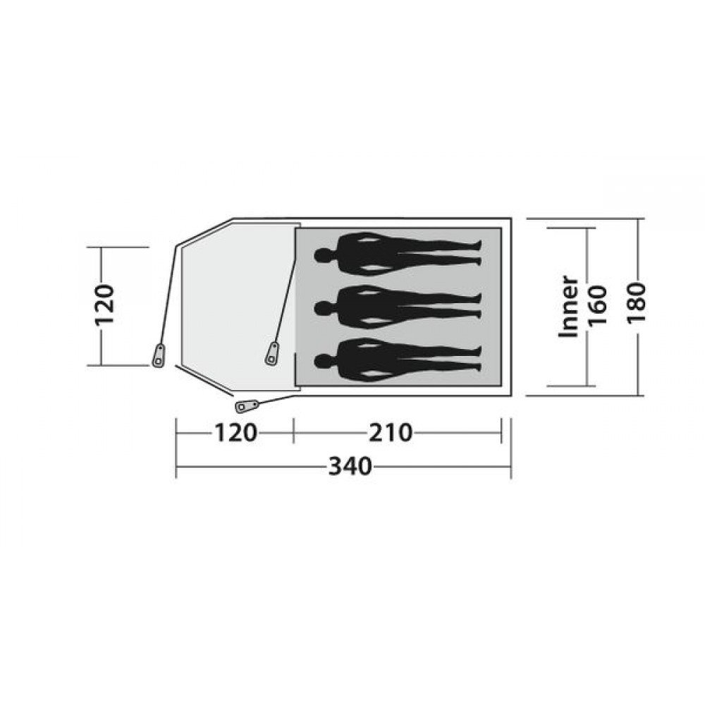 Намет Easy Camp Blazar 300 Rustic Green (120384)