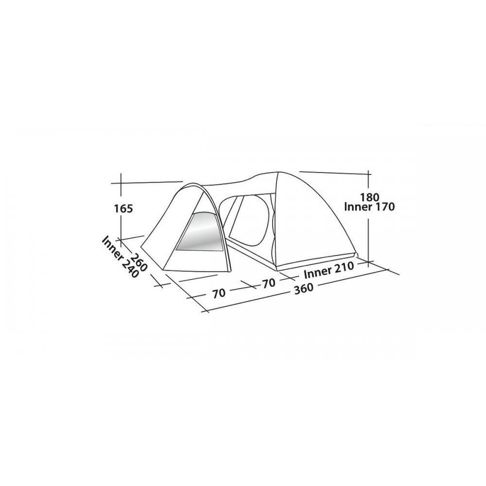 Намет EASY CAMP Blazar 400 Rustic Green (120385)