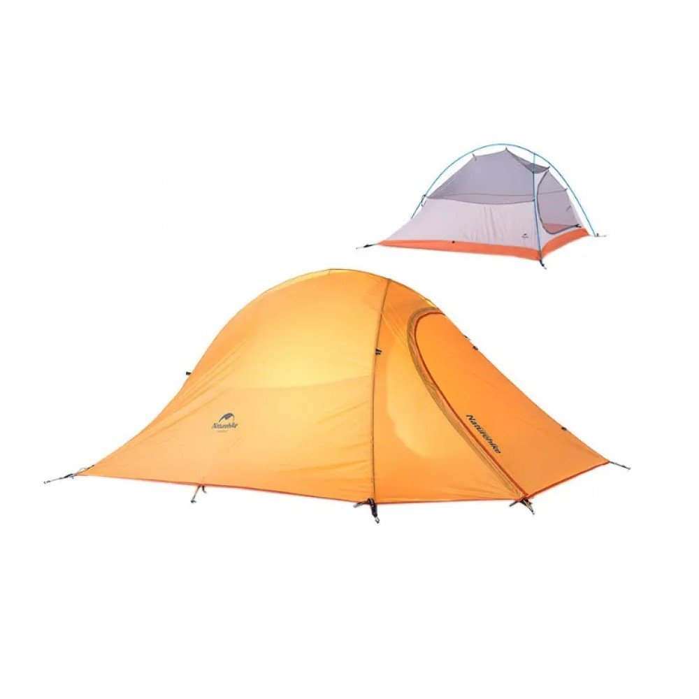 Намет Naturehike Cloud Up 3 Updated NH18T030-T надлегкий тримісний з футпринтом зелений
