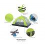 Намет чотиримісний Naturehike P-Series NH18Z044-P темно-зелений