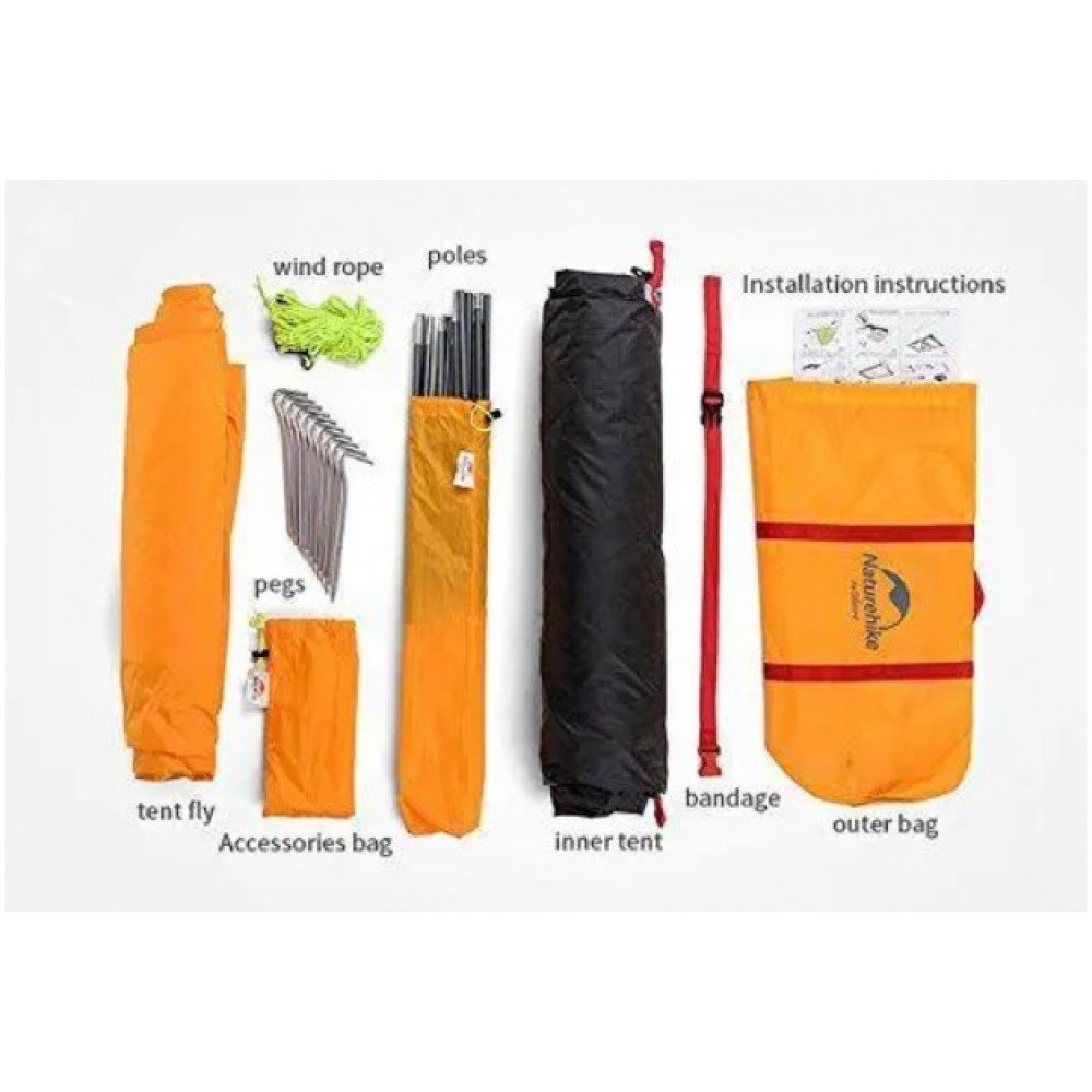 Намет чотиримісний Naturehike P-Series NH18Z044-P темно-зелений