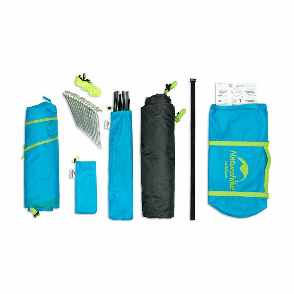 Намет тримісний Naturehike P-Series NH18Z033-P темно-зелений