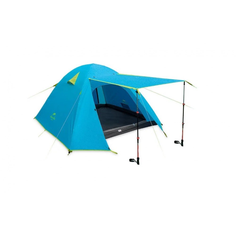 Намет тримісний Naturehike P-Series NH18Z033-P темно-зелений