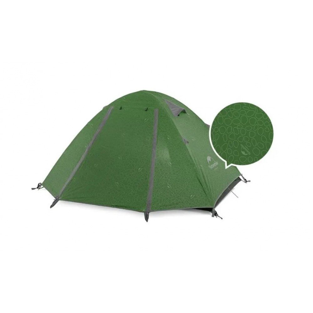 Намет чотиримісний Naturehike P-Series NH18Z044-P темно-зелений