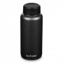 Пляшка для води Klean Kanteen Wide Loop Cap 1182 мл Black