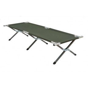 Розкладачка Highlander Aluminium Camp Bed Green