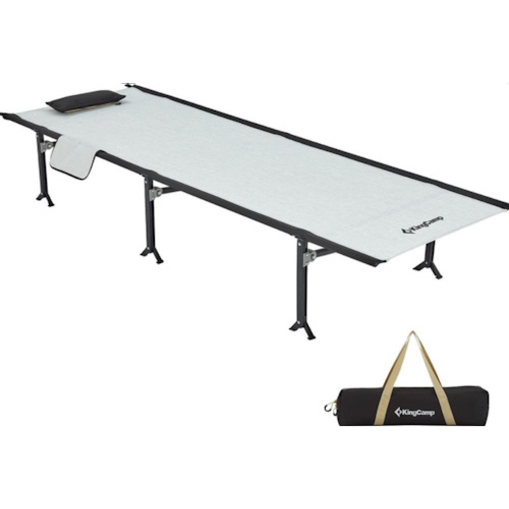 Розкладачка KingCamp KC2205 Extra Long Portable Ultralight Cot Grey