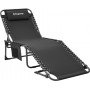 Розкладачка KingCamp KC2419 Folding Chaise Lounge Chairs Black