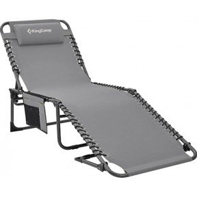 Розкладачка KingCamp KC2419 Folding Chaise Lounge Chairs Grey