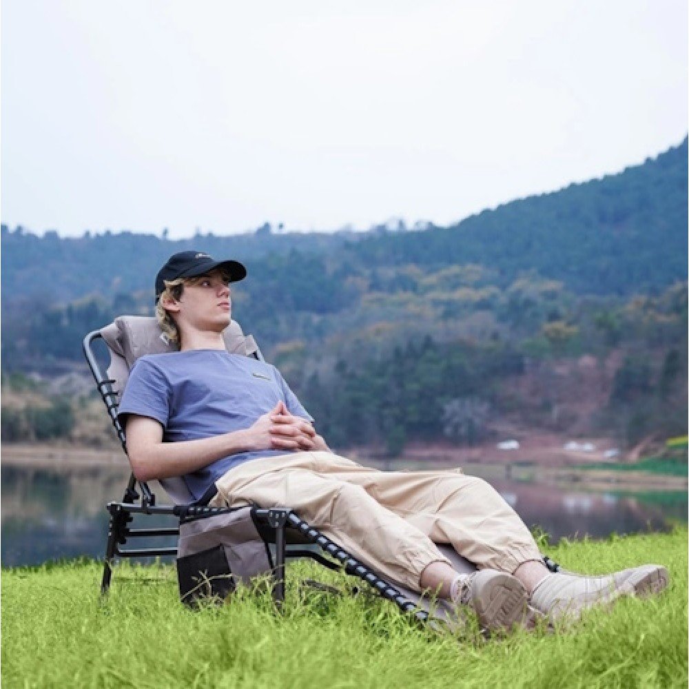 Розкладачка KingCamp KC2419 Folding Chaise Lounge Chairs Grey
